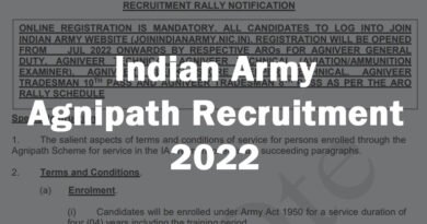 Agnipath Recruitment 2022
