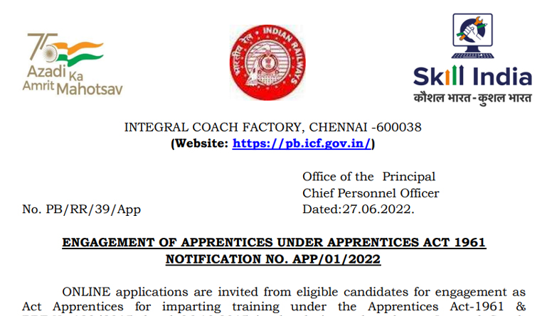 Indian Railway Apprentice Recruitment 2022