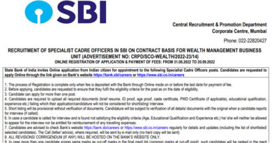 What is the selection process for SBI Recruitment 2022?