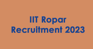 IIT Ropar Recruitment 2023