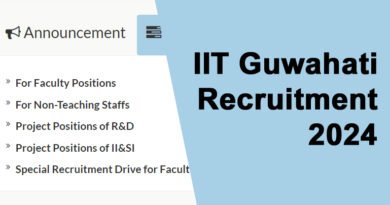 IIT Guwahati Recruitment 2024