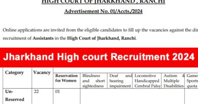 Jharkhand High court Recruitment 2024