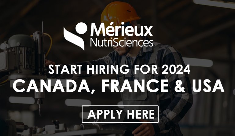 Merieux Nutrisciences Jobs 2024