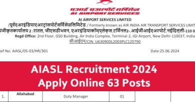 AIASL Recruitment 2024