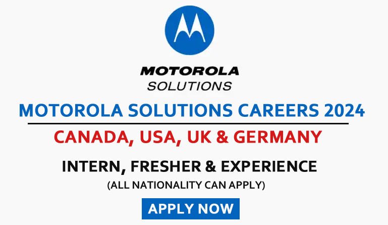 Motorola Solutions Jobs 2024