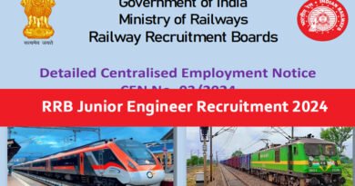 RRB JE Recruitment 2024