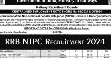 RRB NTPC Recruitment 2024