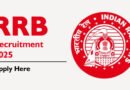 RRB Recruitment 2025 Application