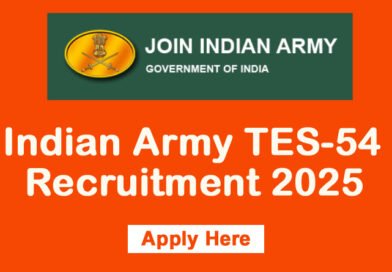 Indian Army TES-54 Recruitment 2025