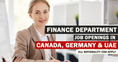 Finance Department Job Openings
