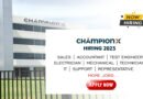 Job Openings At ChampionX