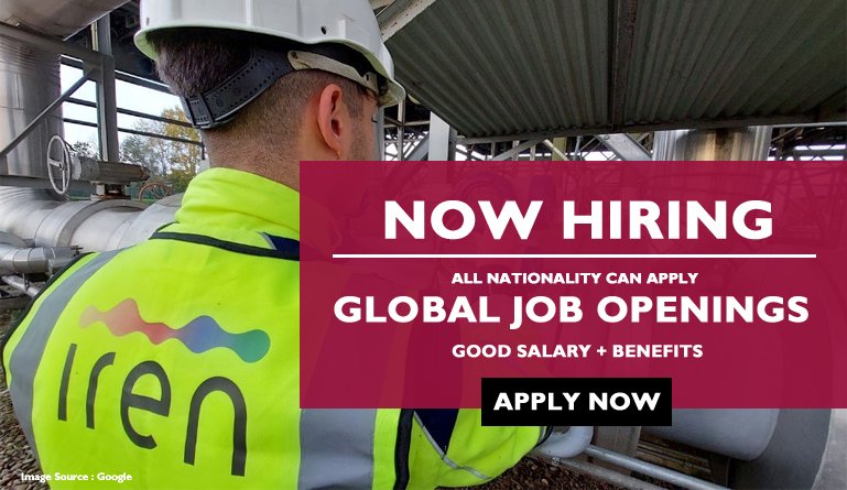 Iren Careers 2025