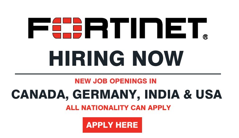 Fortinet Recruitment 2025