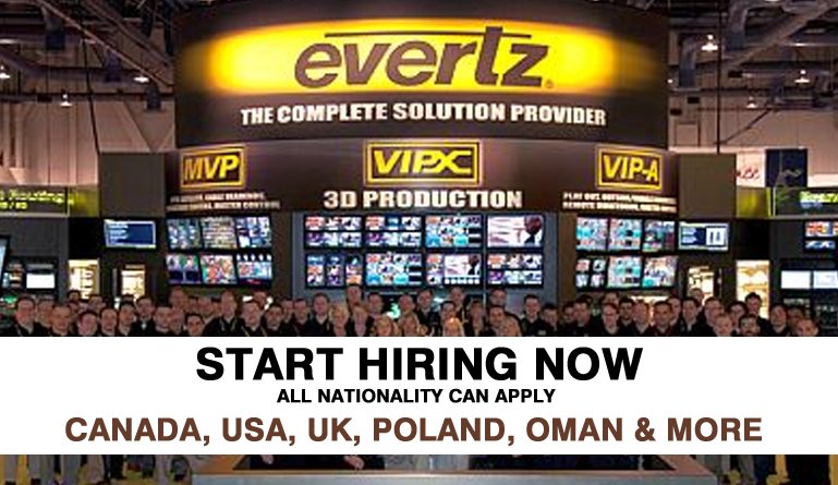 Evertz Hiring 2026