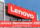 Lenovo Recruitment 2026