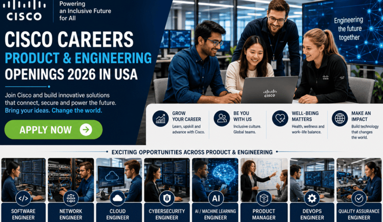 Cisco Product and Engineering Openings 2026